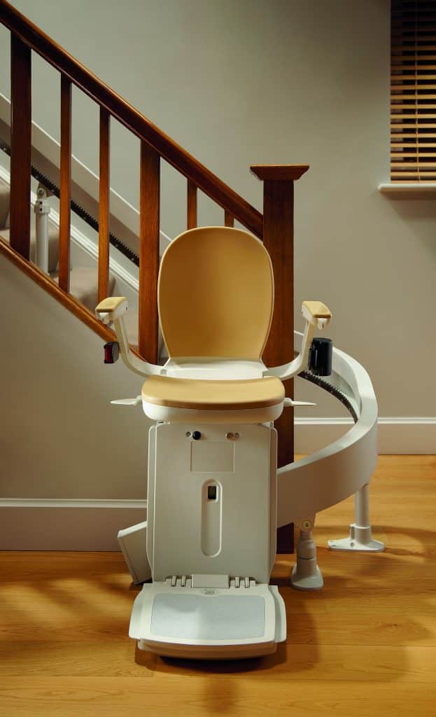 Prestige Stairlifts curved stairlift