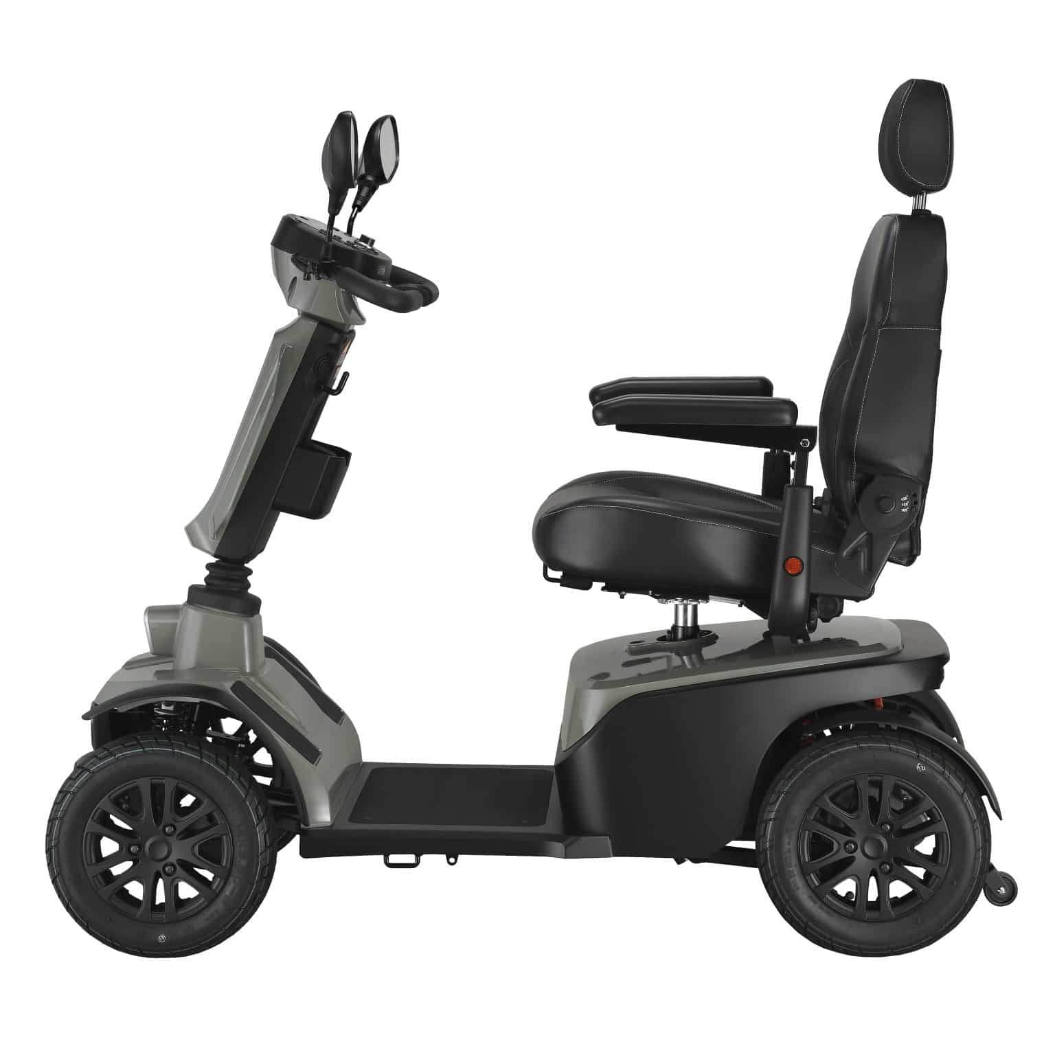 Excel Audax Sage Green Mobility Scooter Side View
